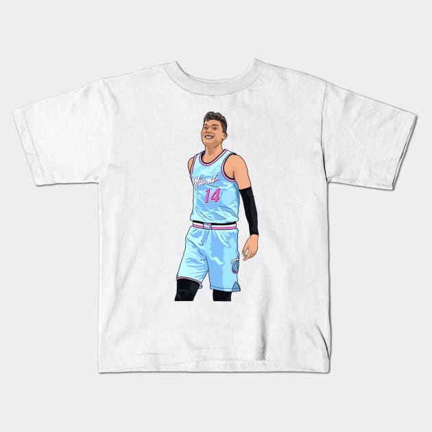 Tyler Herro | Miami Heat Kids T-Shirt by ActualFactual